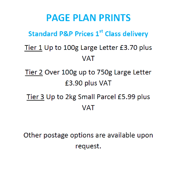 P and P price list from 7th Apr 2026 small